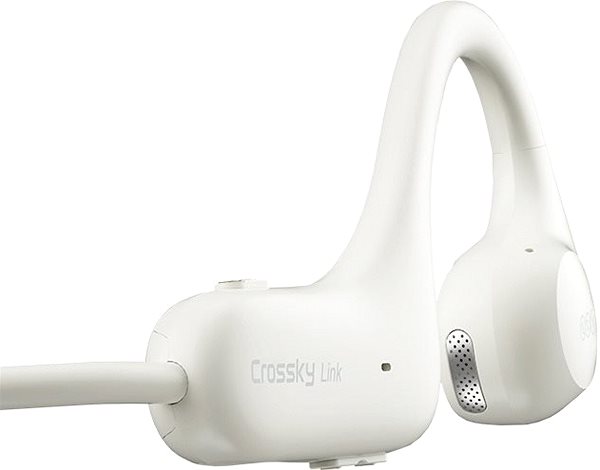 Vezeték nélküli fül-/fejhallgató QCY Crossky link White ...