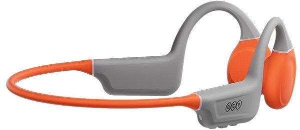 QCY Crossky link2 drahtlose Kopfhörer grau/orange .