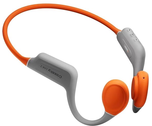 QCY Crossky link2 drahtlose Kopfhörer grau/orange .