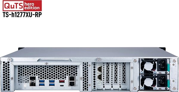  NAS  QNAP TS-h1277XU-RP-3700X-32G Connectivity (ports)