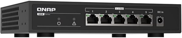 Switch QNAP QSW-1105-5T Anschlussmöglichkeiten (Ports)