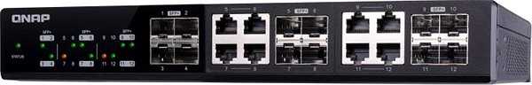 Switch QNAP QSW-M1208-8C Možnosti pripojenia (porty)