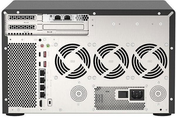  NAS  QNAP TVS-h1288X-W1250-16G Connectivity (ports)