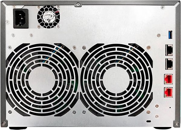  NAS  Asustor Lockerstor 8-AS6508T Connectivity (ports)