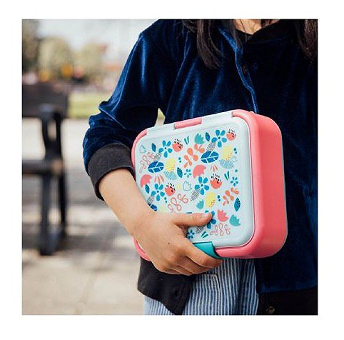 Snack Box Quokka KIDS FLOWERS NR Snack box 1 l 16,5 × 18 × 7 cm ...