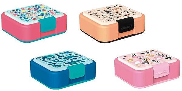 Snack Box Quokka KIDS FLOWERS NR Snack box 1 l 16,5 × 18 × 7 cm ...