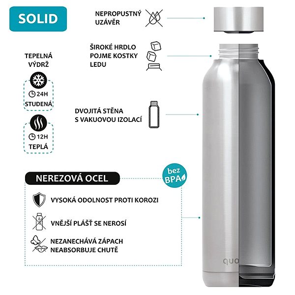 Thermos Quokka Solid thermos 630 ml, kinstugi ...