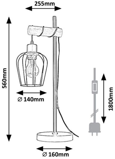 Stolová lampa Rabalux FABIAN ...