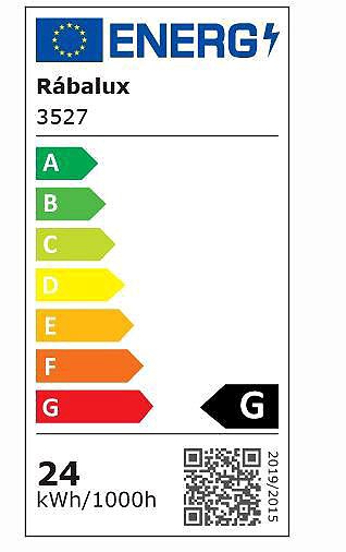 Mennyezeti lámpa Rabalux Maple Energia címke