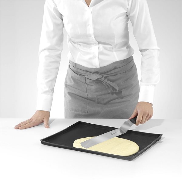 Omelette spatula Hendi Omelette spatula - black - 370x37 mm .