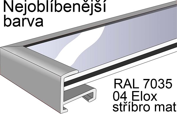 Fotorámeček THALU Kovový rám 21x29,7 A4 cm Stříbrná matná     ...