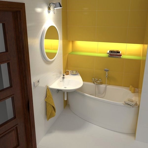 Tap RAVAK NO 022.00/150 Bath Wall Mixer 150mm Lifestyle