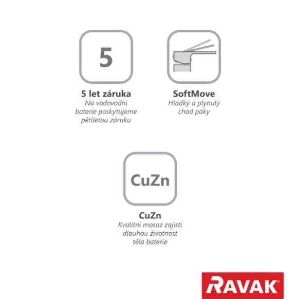Tap RAVAK NO 032.00/150 Shower Wall Mixer 150mm ...