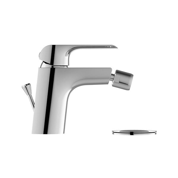 Tap RAVAK FL 055.00 Bidet Stand Mixer with Drain Lateral view