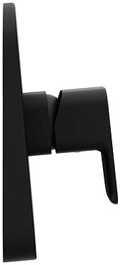 Tap Ravak TD F 062.20 Undermount mixer without switch, black Lateral view