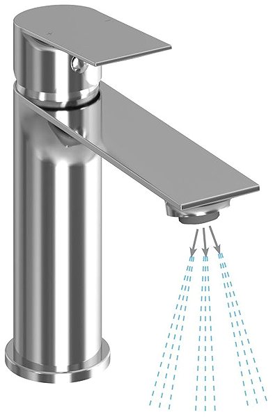 Tap Ravak PN 014.00CR Washbasin mixer 165 mm, without waste, chrome ...