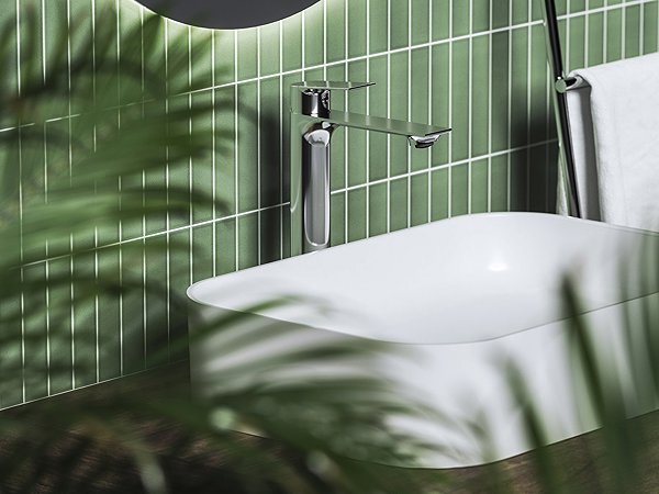Tap Ravak PN 015.00CR Washbasin mixer 300 mm, without waste, chrome ...