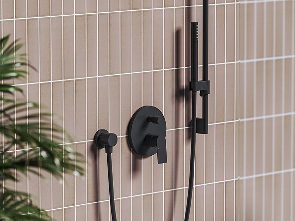Tap Ravak PN 061.20BLM. O2 2-way mixer with body, matte black ...