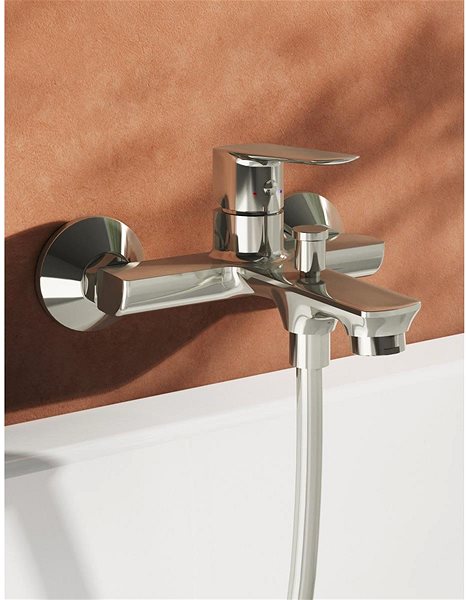 Tap Ravak LF 022.00CR Wall-mounted bathtub faucet. without set, chrome ...