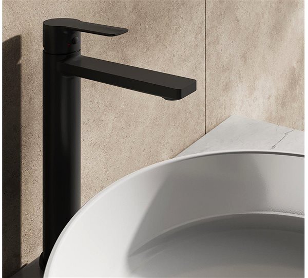 Tap Ravak SL 015.20BL Washbasin faucet 290 mm, without drain, black ...