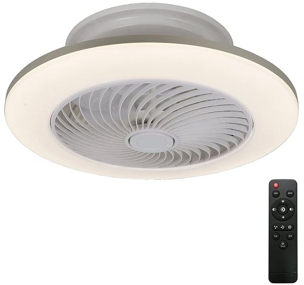 Ceiling Light Rabalux 6710 - LED Dimmable Ceiling Light with Fan DALFON LED/36W/23 Screen