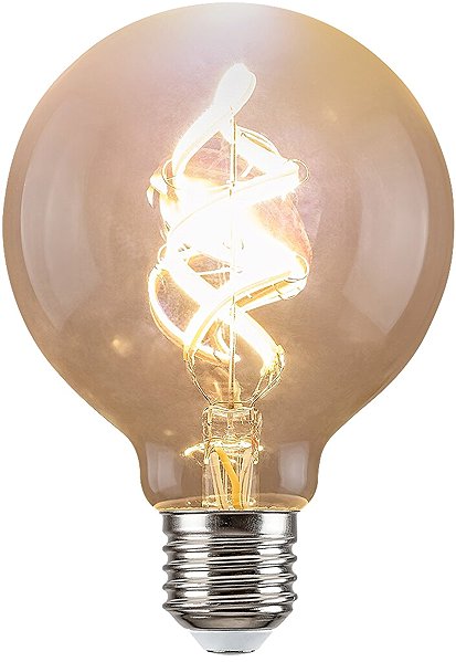 LED bulb Rabalux LED bulb Spiral Filament Amber G95 RGB 4W E27 .