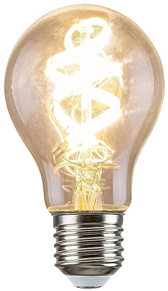 LED bulb Rabalux LED bulb Spiral Filament Amber A60 4W E27 .