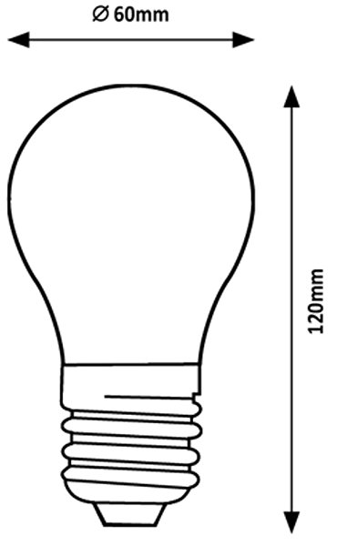 LED bulb Rabalux LED bulb E27 A60 11W 1050lm .