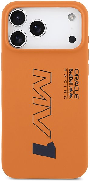 Handyhülle Red Bull Silicone MV1 MagSafe Back Cover für iPhone 17 Pro Max Orange ...