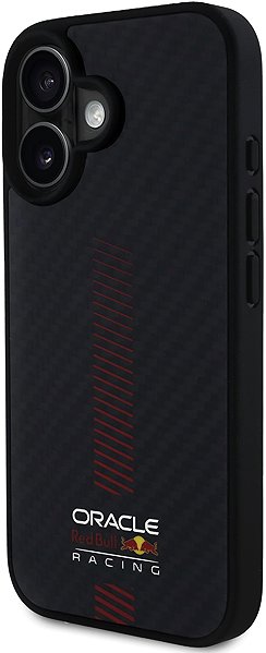 Handyhülle Red Bull Carbon Powerbar MagSafe Back Cover für iPhone 16 Black ...