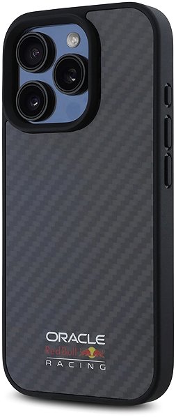 Handyhülle Red Bull Carbon Shiny Logo MagSafe Back Cover für iPhone 16 Pro Black ...