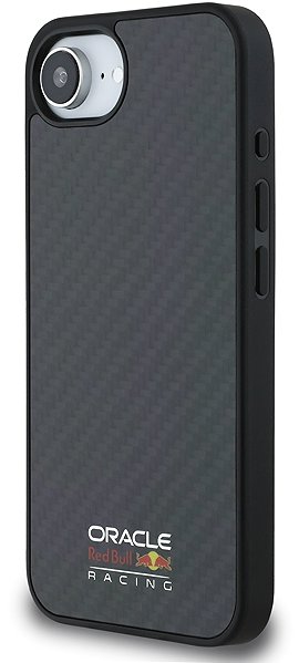 Handyhülle Red Bull Carbon Shiny Logo MagSafe Back Cover für iPhone 16e/17e Black ...