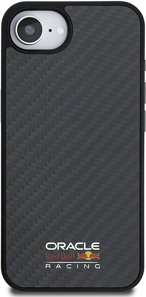 Handyhülle Red Bull Carbon Shiny Logo MagSafe Back Cover für iPhone 16e/17e Black ...