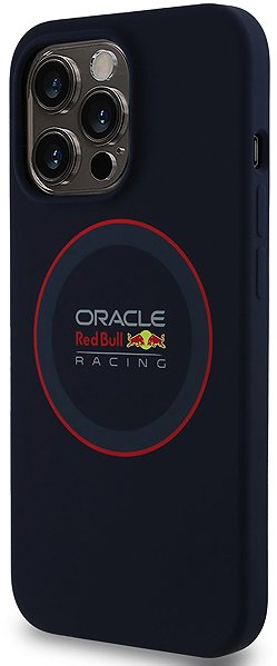 Handyhülle Red Bull Silicone Red Ring MagSafe Back Cover für iPhone 13 Pro Navy ...