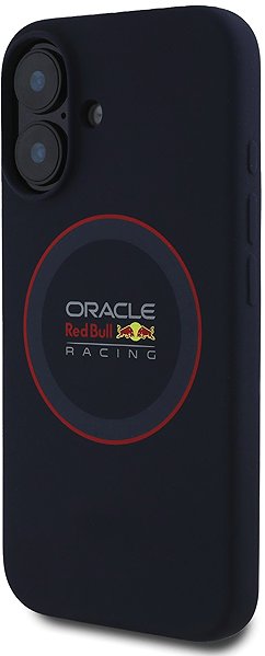 Handyhülle Red Bull Silicone Red Ring MagSafe Back Cover für iPhone 16 Navy ...