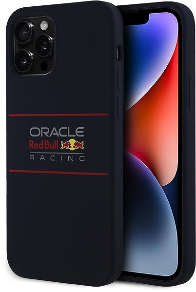 Handyhülle Red Bull Silicone Horizontal Logo MagSafe Back Cover für iPhone 12/12 Pro Navy ...