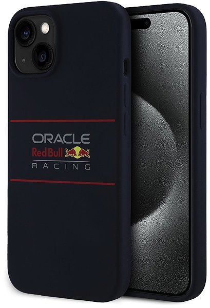 Handyhülle Red Bull Silicone Horizontal Logo MagSafe Back Cover für iPhone 13 Navy ...