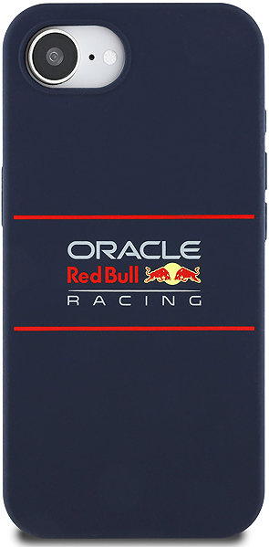 Handyhülle Red Bull Silicone Horizontal Logo MagSafe Back Cover für iPhone 16e/17e Navy ...