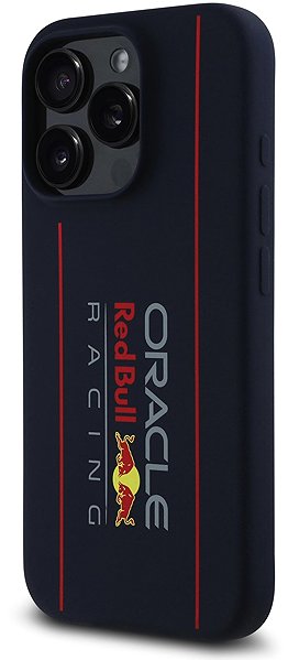 Handyhülle Red Bull Silikon Vertical Logo MagSafe Back Cover für iPhone 16 Pro Max Navy ...