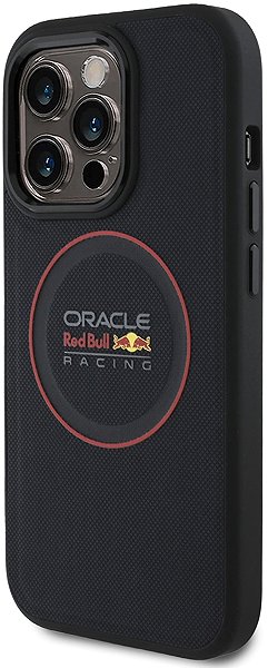 Handyhülle Red Bull PU Leather Red Ring MagSafe Back Cover für iPhone 13 Pro Navy ...