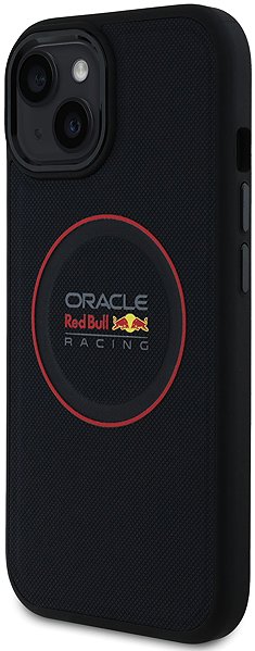 Handyhülle Red Bull PU Leather Red Ring MagSafe Back Cover für iPhone 14 Navy ...