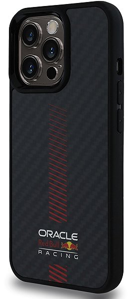 Handyhülle Red Bull Carbon Powerbar MagSafe Back Cover für iPhone 13 Pro Black ...