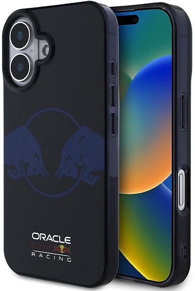 Handyhülle Red Bull PC/TPU Two Bulls Magsafe Back Cover für iPhone 16 Navy ...