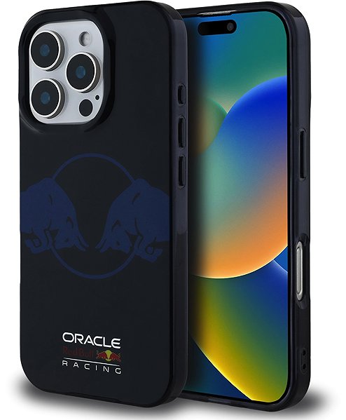 Handyhülle Red Bull PC/TPU Two Bulls Magsafe Back Cover für iPhone 16 Pro Max Navy ...