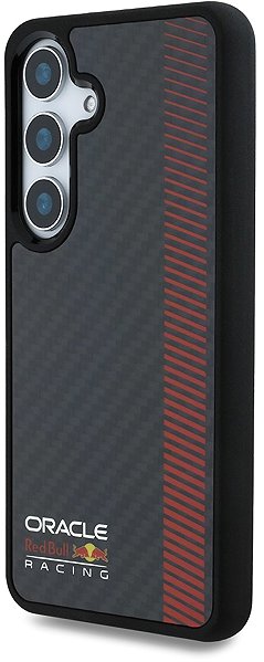 Handyhülle Red Bull Carbon Powerbar MagSafe Back Cover für Samsung Galaxy S25+ Black ...