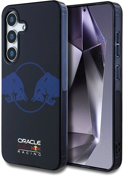 Handyhülle Red Bull PC/TPU Two Bulls Magsafe Back Cover für Samsung Galaxy S25 Navy ...