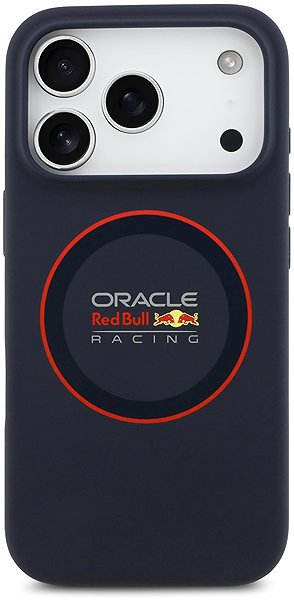 Telefon tok Red Bull Silicone Red Ring MagSafe iPhone 17 Pro Navy tok ...