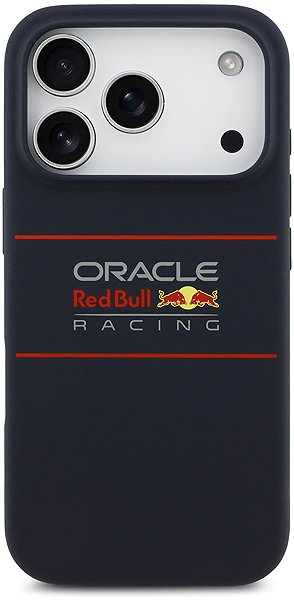 Handyhülle Red Bull Silicone Horizontal Logo MagSafe Back Cover für das iPhone 17 Pro Navy ...