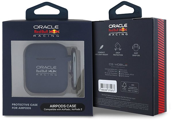 Headphone Case Red Bull Silicone Case for AirPods 1/2 Navy ...