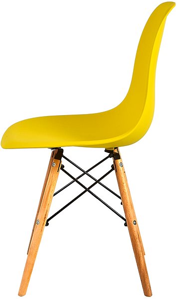 Jedálenská stolička Aga Jedálenská stolička Žltá ...